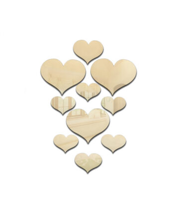 10Pcs/Set Durable Love Heart Stickers Wall Sticker Mirror Mural 3D Decal DIY Decorative Removable Paster Home Decoration