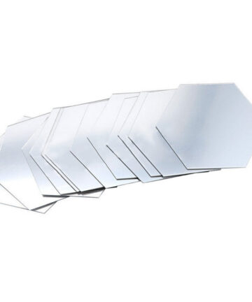 12Pcs 3D Mirror Hexagon Vinyl Removable Wall Sticker Decal Home Decor Art DIY