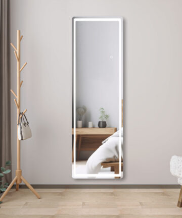 (1600x500mm) Mirror Full Length Mirror with LED Lights Dimmable