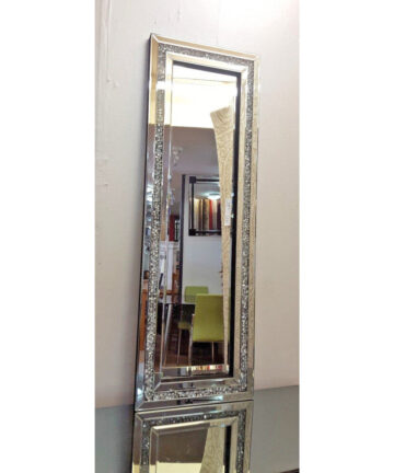 (40cm x 120cm) Large Glitzy Diamond Gatsby Crystal Diamond Wall Mirror PREMIUM QUALITY - Fabulous Mirrors - Choose your size