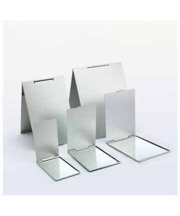 5 Sizes Foldable Ultra-thin Cosmetic Mirror Make Up Folding Mirror Rectangle Folding Makeup Decorative Mirror 1pcs