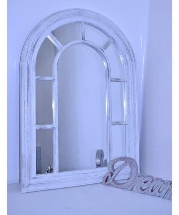 70x50cm Window Shape Designer Wall Mirror Beautiful Decoration Art