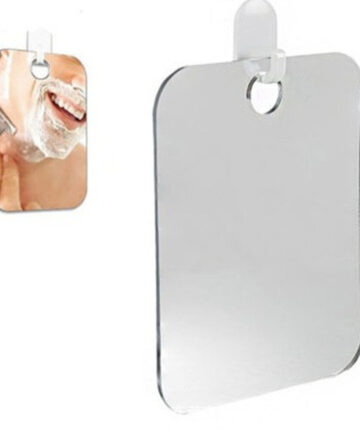 Acrylic Anti Fog Mirror Bathroom Tools Shower Shaving Fogless Mirror Washroom Travel Accessories With Wall Suction For Men Women