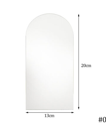 Acrylic Decorative Mirrors Irregular Edge Desktop Makeup Mirror Bedroom Decorative Accessories Background Ornaments Posing Props