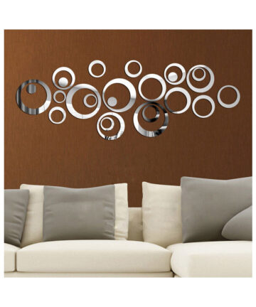Acrylic Mirror Wall Stickers Living Room Personalized 3d Wall Stickers Interior Decoration Home Decoration