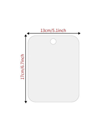 Acrylic Shaving Small Mirror Can Be Hung and Can Be Attached To The Wall with Self-adhesive Decorative Mirror Bathroom Supplies