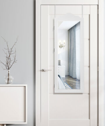 Armoire Wall-mounted Jewellery Cabinet Door Hanging Full Length Mirror