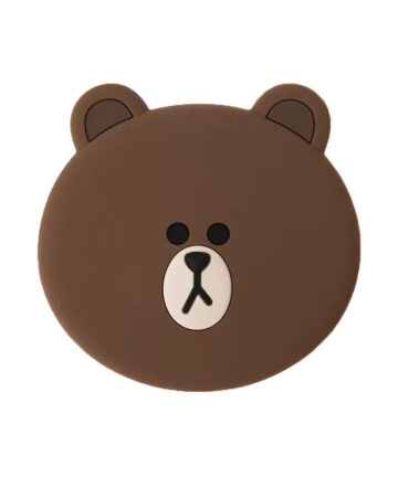 Bear Mini Mirror for Girls Portable Travel Compact Pocket Make Up Mirror Women Cosmetic Mirrors Student Dressing Tool Gift