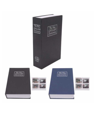 Book Safe Box Dictionary Diversion Book Safe Innovative Deposit Box Coded Lock Excellent Concealment for Jewelry