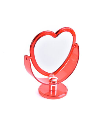 Bottom Makeup Mirror Double-sided Makeup Tool Desktop Transparent Love Makeup Mirror Rotatable Adjustment