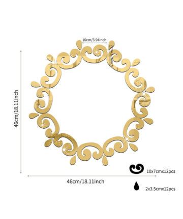 Decorative Mirrors Wall Stickers Room Decor Mirror Stickers For Living Room Espejos Decorativos Arrival