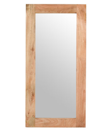 Domlin Solid Wood Frame Extra Long Wall Mirror for Living Room Bedroom