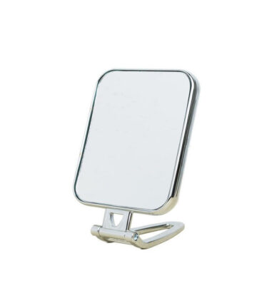 DyuIhr oval folding vertical double-sided makeup mirror decoration creative portable dormitory desktop small mirror