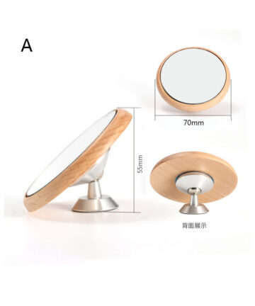 Espresso Machine Extraction Angle Mirror Flow Rate Observation Solid Wood Reflector Coffee Handle Extraction Auxiliary Mirror