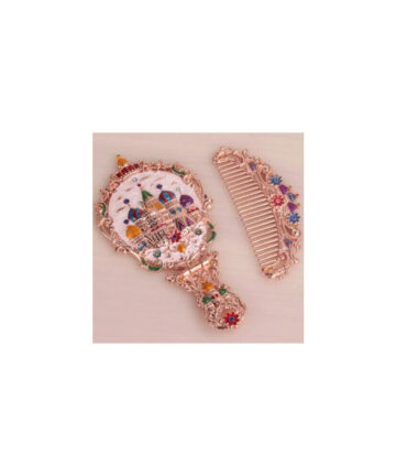 Europen antique metal frame hand mirrors small mirror pocket mirrors decorative mirrors for women J047