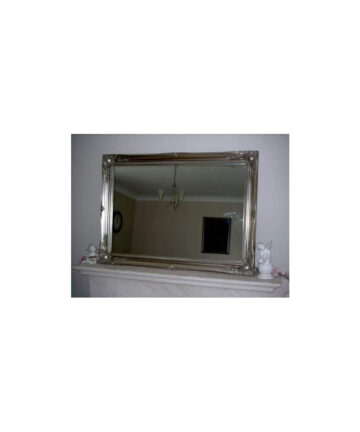 EXTRA LARGE SILVER Antique Style Wall Mirror - Size: 42 x 30 inches (105 x 75 cm)