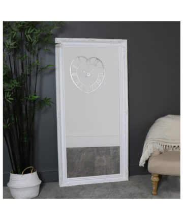 Extra Large White Wall/Floor Mirror 158cm x 78cm