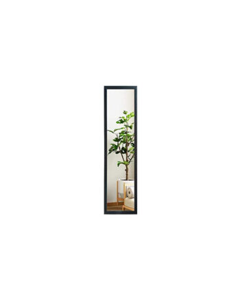 FANYUSHOW Black Full Length Mirror, 127x35.5cm Large Wall-Mounted Mirror or Door Mirror for Bedroom ,Living Room