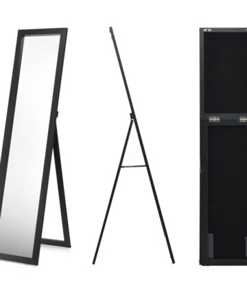 Full-length Wood Free-Standing Mirror Wall Mirror Country House Style