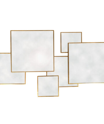 Gold Framed Multi Mirror - Square