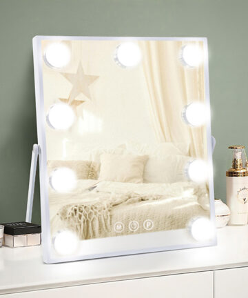 Hollywood Vanity Mirror 25x31cm, 9 Dimmable LED Bulbs SKU:MT002530