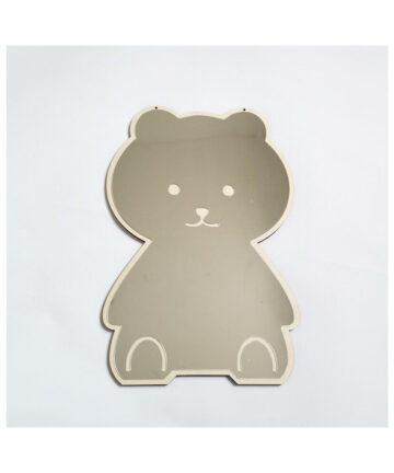 INS Creative Decorative Mirror for Kids Room Bear Rabbit Shape Acrylic Mirror Baby Photo Props Nordic Home Nursery Decor