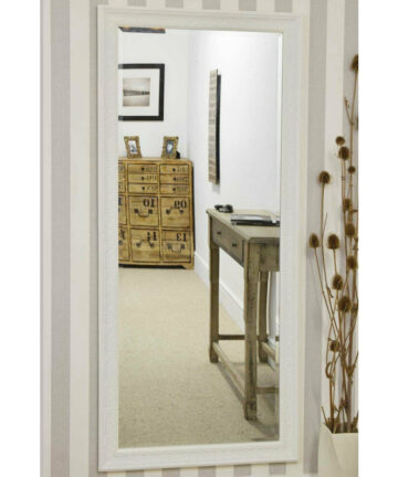(Ivory) Langton Shabby Chic Dress Mirror 160 x 73 CM Stylish Dressing Mirror