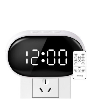 Kids Digital Clock Smart Smart Clock Night Light LED Display 3 Light Colors Multifunction Kids Alarm Clock Plug In Night Light