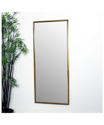 Large Gold Rectangle Mirror 60cm x 140cm