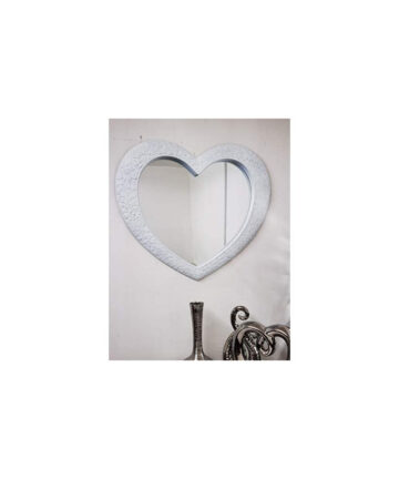 LARGE HEART SHAPE WALL MIRROR WHITE HOME DECOR LIVING ROOM WALL MIRROR HEART WALL MIRROR