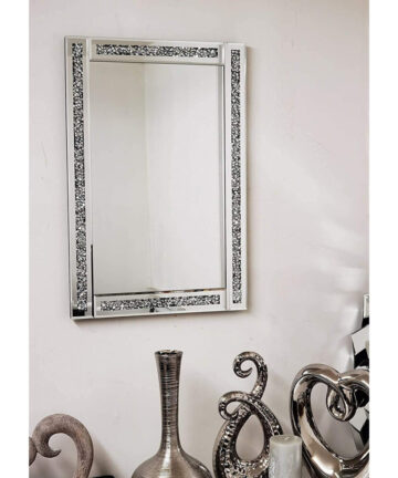 Large jewel wall mirror loose diamante new crystal mirror 60x90cm