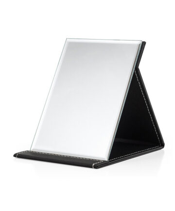 Large Portable Folding Mirror, Travel Mirror Folding with PU Leather