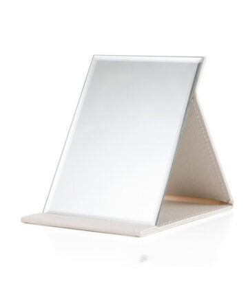 Large Portable Folding Mirror, Travel Mirror Folding with PU Leather