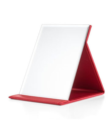 Large Portable Folding Mirror, Travel Mirror Folding with PU Leather