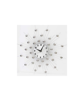 Large wall clock 46cm x 46cm Metal Wall Clock SunBurst Clock