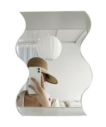 Make up Mirror Star shape Acrylic lens Ins Makeup Mirror Irregular Wooden Base maquillaje Beauty Tools Cosmetic