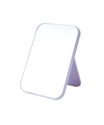 Makeup Mirror Desktop Dressing Mirror Square HD Princess Mirror Folding Portable Adjustable Makeup Mirror