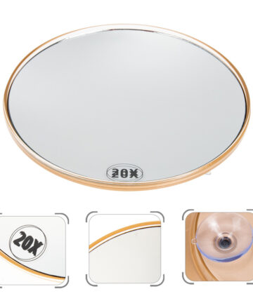 Mirror Magnifying Suctionmakeup Bathroom 20Xtravel Cupscup Make Small Wallvanity Magnification Mirrors Woman Magnifiercosmetics