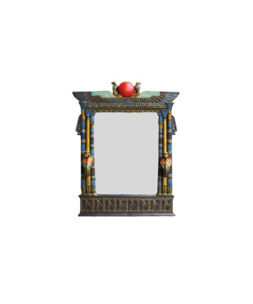 Pacific Trading Large Egyptian Beautiful Wall Mirror Plaque Made of Polyresin