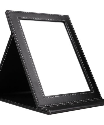 Portable Folding Vanity Mirror with Stand, Large