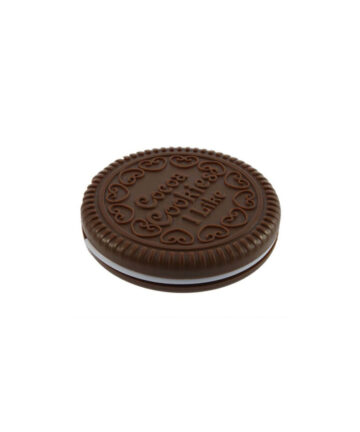 Portable Mini Pocket Cookie Make up Mirror Chocolate Biscuits Compact Mirror with Comb Makeup Folding Mirrors for Gift