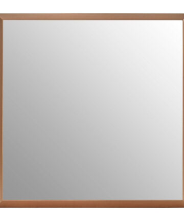 Premier Housewares Large Square Gold Finish Wall Mirror