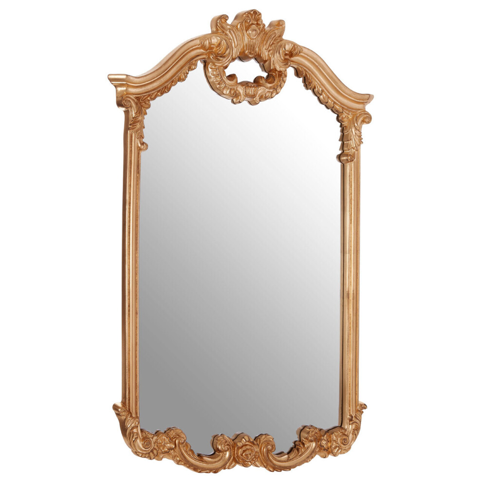 Premier Housewares Rectangular Wall Mirror/ Classic Mirrors For Bathroom / Bedroom / Garden Walls Fancy Wall Mounted Mirrors For Hallway