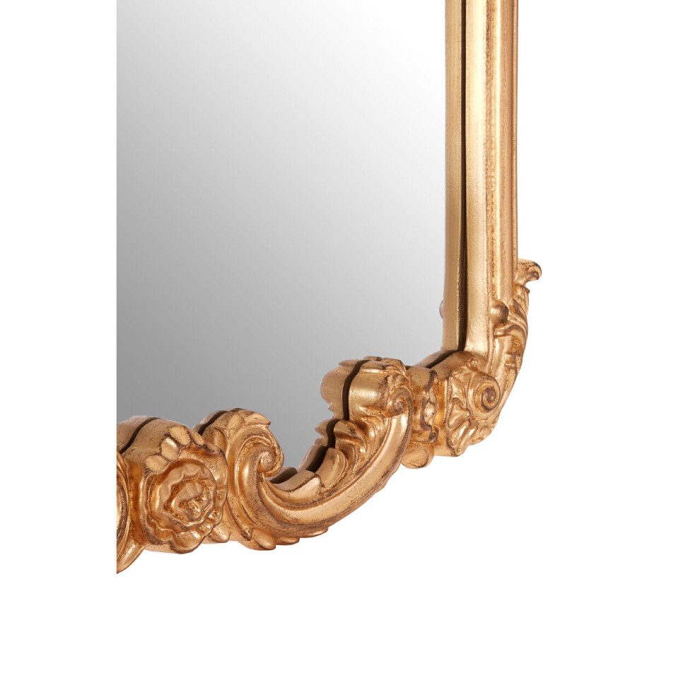Premier Housewares Rectangular Wall Mirror/ Classic Mirrors For Bathroom / Bedroom / Garden Walls Fancy Wall Mounted Mirrors For Hallway