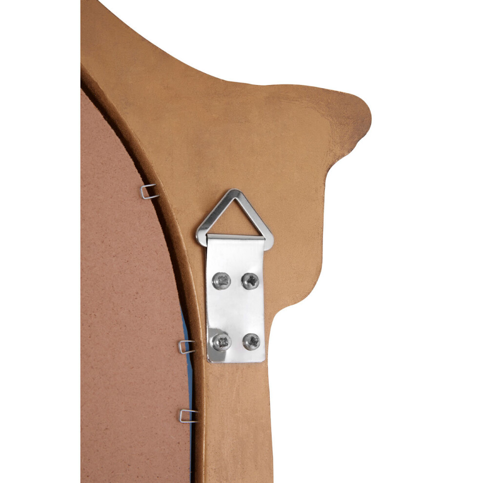 Premier Housewares Rectangular Wall Mirror/ Classic Mirrors For Bathroom / Bedroom / Garden Walls Fancy Wall Mounted Mirrors For Hallway