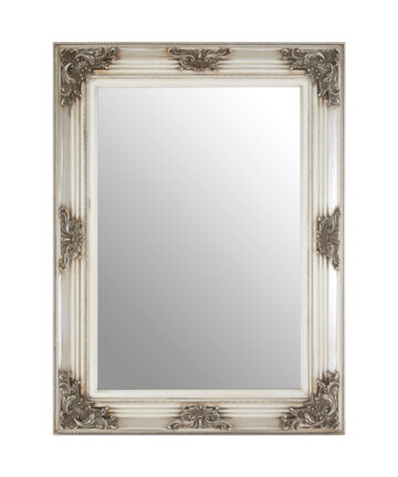 Premier Housewares Rectangular Wall Mirror/ Classic Mirrors For Bathroom / Bedroom / Garden Walls Fancy Wall Mounted Mirrors For Hallway