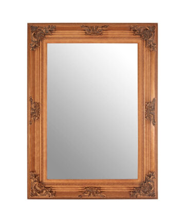 Premier Housewares Rectangular Wall Mirror/ Classic Mirrors For Bathroom / Bedroom / Garden Walls Fancy Wall Mounted Mirrors For Hallway