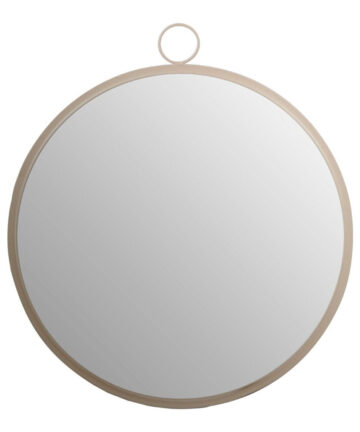 Premier Housewares Round Wall Mirror with Gold Finish Frame