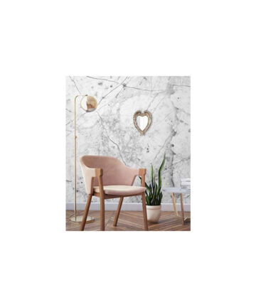 Retro Shabby Chic Style Small Heart Shaped Angel Wing Wall Mirrors