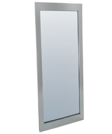 (Silver, Large) Full Length Mirror Long Wall Mounted Bathroom Bedroom Hall Living Dressing Room